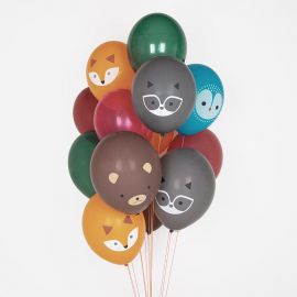 Set ballonnen - Mini forest animals