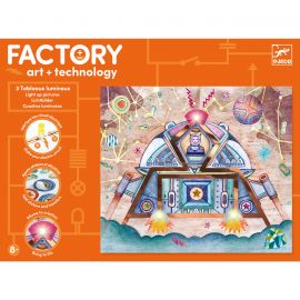 Factory kunst & techniek - Light up schilderij - Odyssey