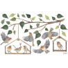 Muursticker M - Robins Redbreast