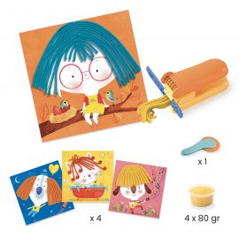 Te gekke knutselset met klei - Haar