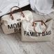 Luiertas Mommy Bag - Large - Ecru & Zwart