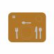 Placemat 43 x 34 cm - Learning Table Mustard