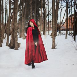 Roodkapje cape voor mama