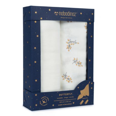 Box 2U Butterfly tetradoeken - 100 x 120 cm - Pack Flore