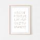 Poster Alphabet International - Large