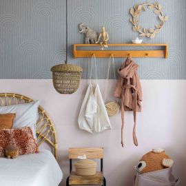 Olli vilten decoratie - Olifanten - Grijs