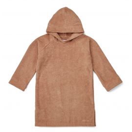 Emilia badponcho met mouwen - Tuscany rose