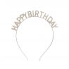 Diadeem met glittersteentjes - Happy Birthday Rhinestone