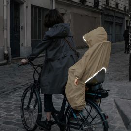Rainette regenjas voor fietsstoeltje - Beige