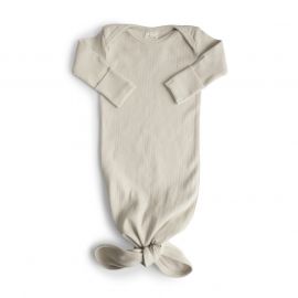 Baby knoop romper - Ivory