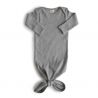 Baby knoop romper - Gray Melange