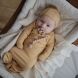 Babymutsje - Mustard Melange