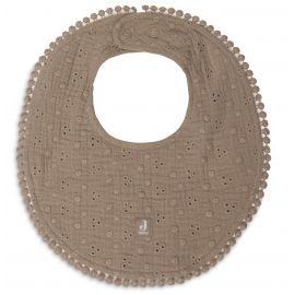 Ronde bandana slab Embroidery - Biscuit