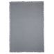 Muslin fringe deken - Storm grey - 120 x 120 cm
