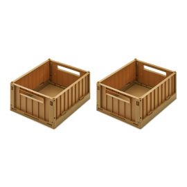 Weston opvouwbare krat S - 2-pack - Pecan