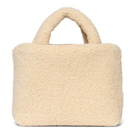 Ecru teddy handtas