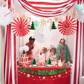 Cake Toppers set - Christmas Honeycomb