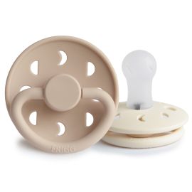 Frigg tutje Moon - 2-Pack - Silicone - Cream & Croissant