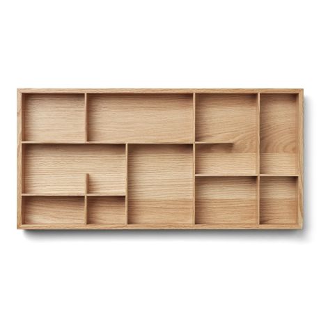 Aske letterbak - Natural wood