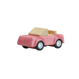 Plan Toys - Roze sportauto