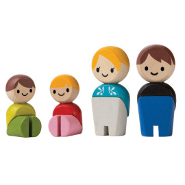 Plan Toys - Europese Poppenfamilie