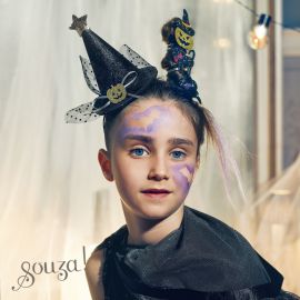 Souza for Kids - Haarclips Willa - pompoen & vleermuis