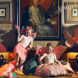 Souza for Kids - Lusianne rok + vleugels - roze