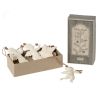 Metalen kersthangers - Holy Night - Set van 4