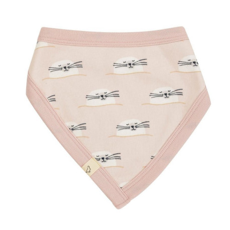 Omkeerbare Bandana Bib - 0 tot 12 maanden - Roze zegels Omkeerbare Bandana Bib - 0 tot 12 maanden - Roze zegels