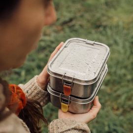 Go Stainless Steel Lunch Box 800 ml - Terracotta