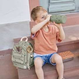 Lunchbox in RVS Happy - Prints caramel