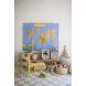 Wasbaar tapijt Kitchen Tiles - Blue Sage - 120x160