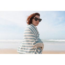 Portofino Beach Towel 75x145 - Blue Stripes