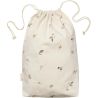 Christmas Sack - Yule Greens Embroidery - Natural