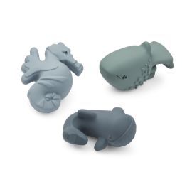 Bad speelgoed Nori - Sea creature & Whale blue mix