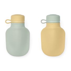 Silvia smoothie drinkfles - 2-pack - Dusty mint & Jojoba