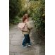 GET READY WATERPROOF PRE SCHOOL BAG A4 32.5X29X10 - BROWN WAVES