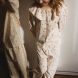 Pyjama's met ronde nek bloesem safran - 4 jaar
