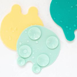 Quut Grippi antislip badvriendjes - Jellyfish 8st groen/geel