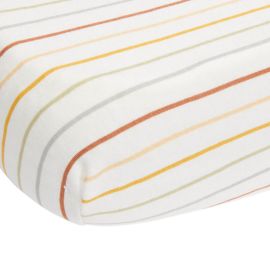 Hoeslaken ledikant Vintage Sunny Stripes - Little Dutch