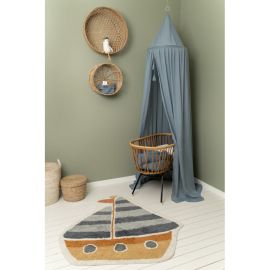 Vloerkleed Boat Blue - 105x120 cm - Little Dutch