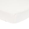 Hoeslaken Muslin Wieglaken 40 x 80 cm Zacht Wit - Little Dutch