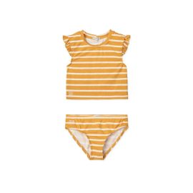 Bikini Judie Y/D Stripe Yellow mellow / Creme de la creme - Liewood