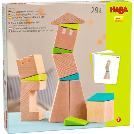 3D compositiespel Scheve torens - Haba