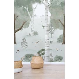 Behangpapier décor XL (200 x 300 cm) - Birch Forest - Lilipinso