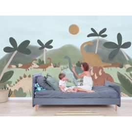 Behangpapier décor XL (400 x 300 cm) - Dinos - Lilipinso
