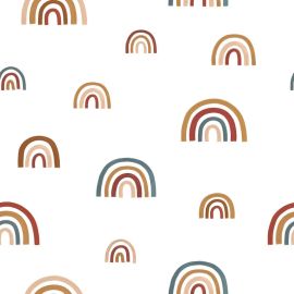 Behangpapier (50cm x 10m) - Good-Looking Rainbows - Lilipinso