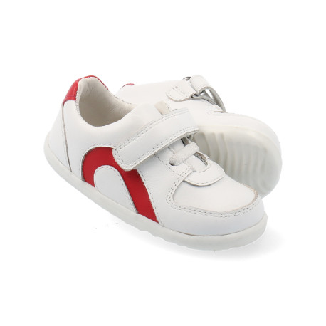 Schoenen Step Up Comet White Red - Bobux