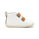 Schoenen Step Up Hi Court White Caramel - Bobux