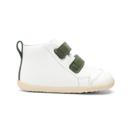 Schoenen Step Up Hi Court White Forest - Bobux